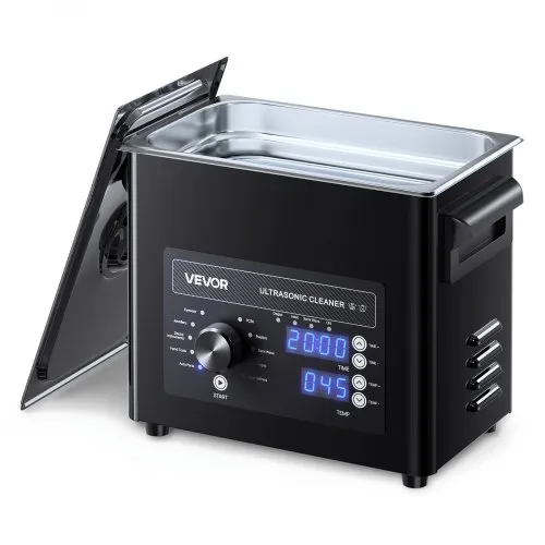 VEVOR Ultraschallreiniger professionelles Ultraschallreinigungsgerät mit Drehknopfsteuerung 3 L, Reinigungsgerät mit Korb & Reinigungskugel, Ultraschallgerät für Uhren Rasierer Schmuck Münzen VEVOR Ultraschallreiniger professionelles Ultraschallreinigungsgerät mit Drehknopfsteuerung 3 L, Reinigungsgerät mit Korb & Reinigungskugel, Ultraschallgerät für Uhren Rasierer Schmuck Münzen