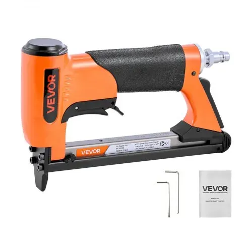 VEVOR Druckluftnagler, Drucklufttacker für Feindrahtklammern der Serie 50, 12,8 mm Krone, 6-16 mm Länge, max. 110 Stk. Druckluft Nagelpistole für Polsterarbeiten, Holzarbeiten, Heimwerkerprojekte VEVOR Druckluftnagler, Drucklufttacker für Feindrahtklammern der Serie 50, 12,8 mm Krone, 6-16 mm Länge, max. 110 Stk. Druckluft Nagelpistole für Polsterarbeiten, Holzarbeiten, Heimwerkerprojekte