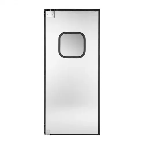 VEVOR Schwingtür 917 x 78 x 2133 mm, Einzelpaneel, passend für Türöffnungen von 91 x 213 cm, gewerbliche Türen aus Edelstahl mit Beschlägen & Zubehör, ideal für den privaten Gebrauch – Bild 8