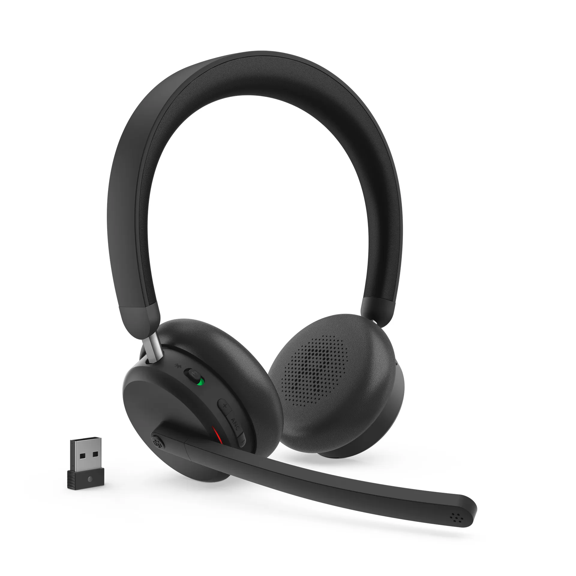 Lenovo ANC Headset 6550 Kopfhörer Kabellos Kopfband Büro/Callcenter USB Typ-C Bluetooth Schwarz – Bild 4