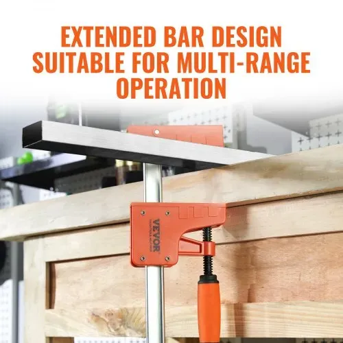 VEVOR Stangenklemmen für die Holzbearbeitung, 2er-Pack, 127cm Parallelklemmen-Set, 499 kg Last – Bild 5