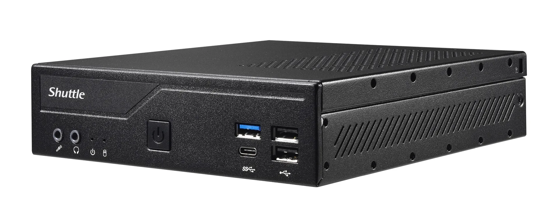 Shuttle Slim PC DH610 , S1700, 1x HDMI, 2x DP , 1x 2.5" , 2x M.2, 2x LAN (Intel 1G + 2.5G), 2x COM, 24/7 Dauerbetrieb, inkl. VESA – Bild 2