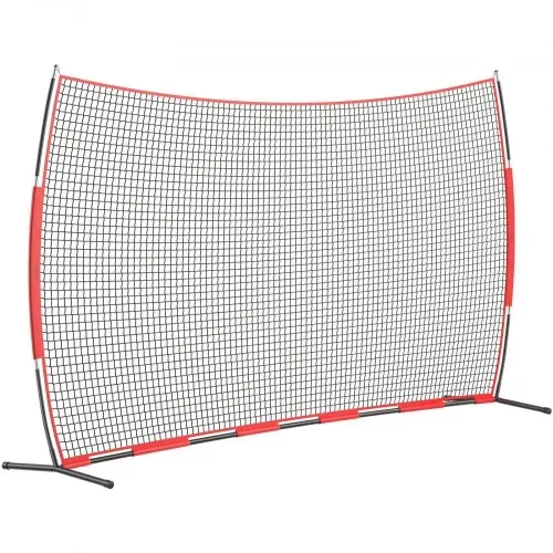 VEVOR Backstop-Netz, 620 x 140 cm Ballsport-Absperrnetz, Übungsausrüstung mit Tragetasche, Schutzschirm für Baseball-, Softball-, Lacrosse-, Fußball- und Hockeytraining, für den Garten – Bild 8