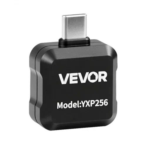 VEVOR Wärmebildkamera für Android, 512x384 Super IR 256x192 IR-Auflösung Thermobildkamera für Smartphone Tablet mit USB-C Anschluss, 25Hz Infrarotkamera mit 15 Farbpaletten für -20°C-550°C Inspektion – Bild 8