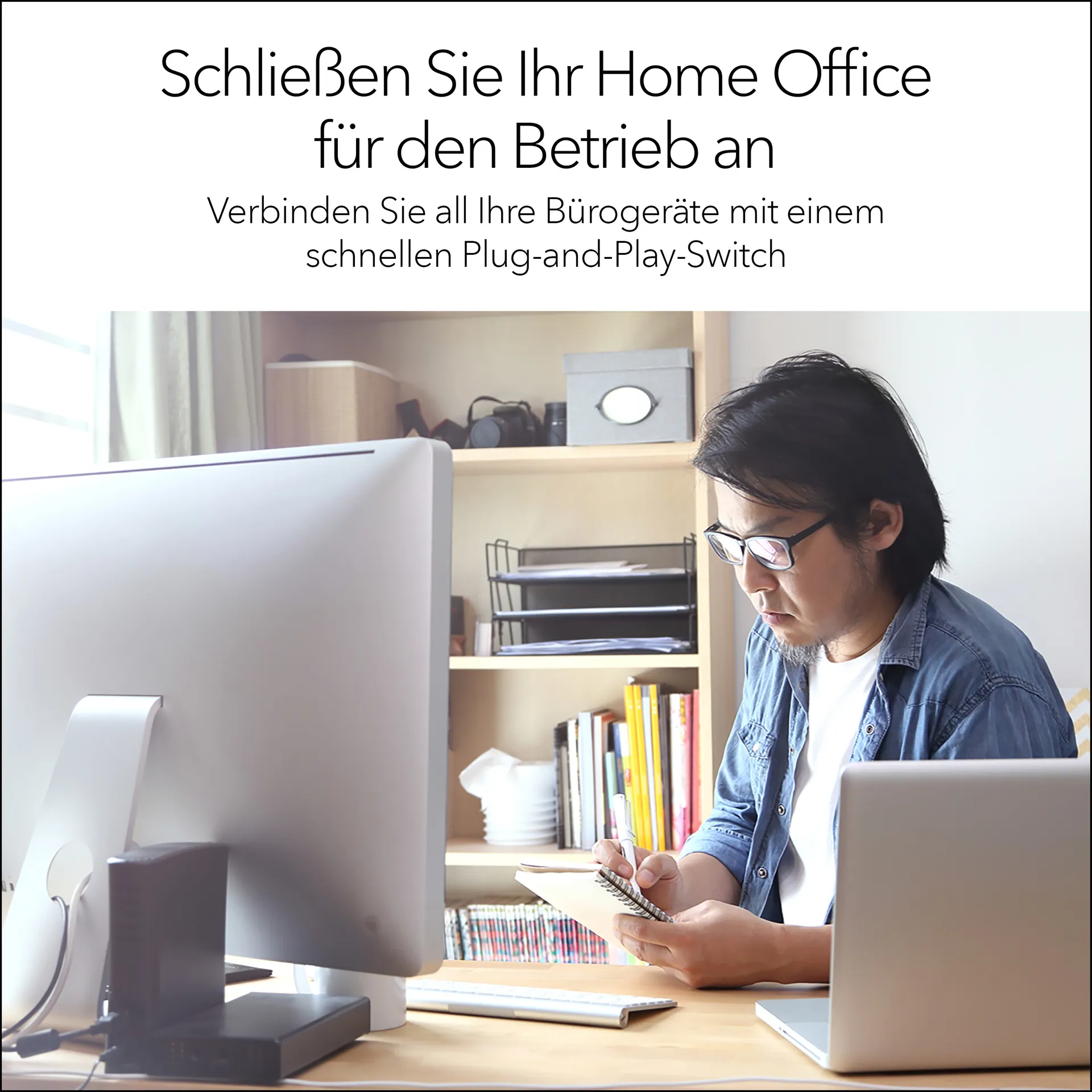 NETGEAR GS305 Switch 5 Port Gigabit Ethernet LAN Switch (Plug-and-Play Netzwerk Switch, LAN Verteiler, Hub energieffizient, lüfterlos, robustes Metallgehäuse) – Bild 6