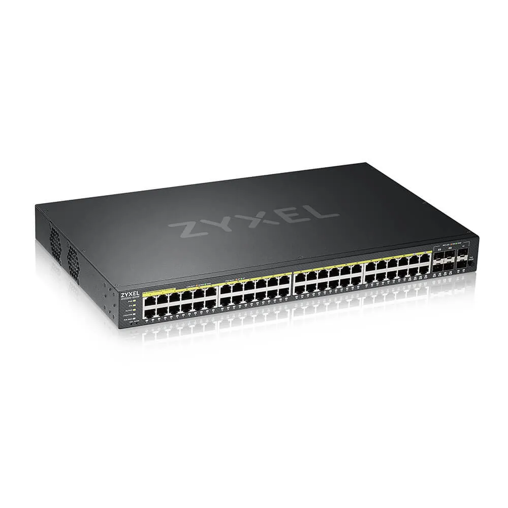 Zyxel GS2220-50HP-EU0101F Netzwerk-Switch Managed L2 Gigabit Ethernet (10/100/1000) Power over Ethernet (PoE) Schwarz Zyxel GS2220-50HP-EU0101F Netzwerk-Switch Managed L2 Gigabit Ethernet (10/100/1000) Power over Ethernet (PoE) Schwarz