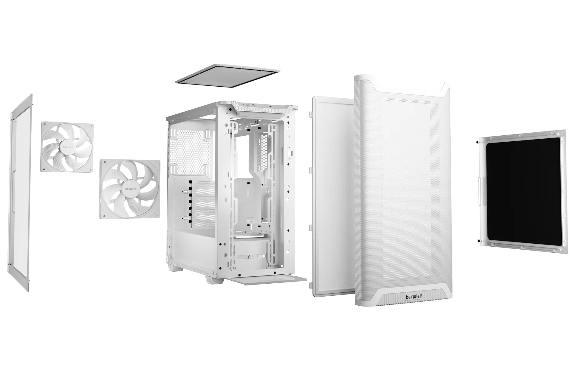 be quiet! PURE BASE 501 Airflow Window White Midi Tower Weiß – Bild 4