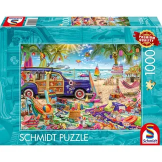 Sonnige Auszeit am Strand, Puzzle Sonnige Auszeit am Strand, Puzzle