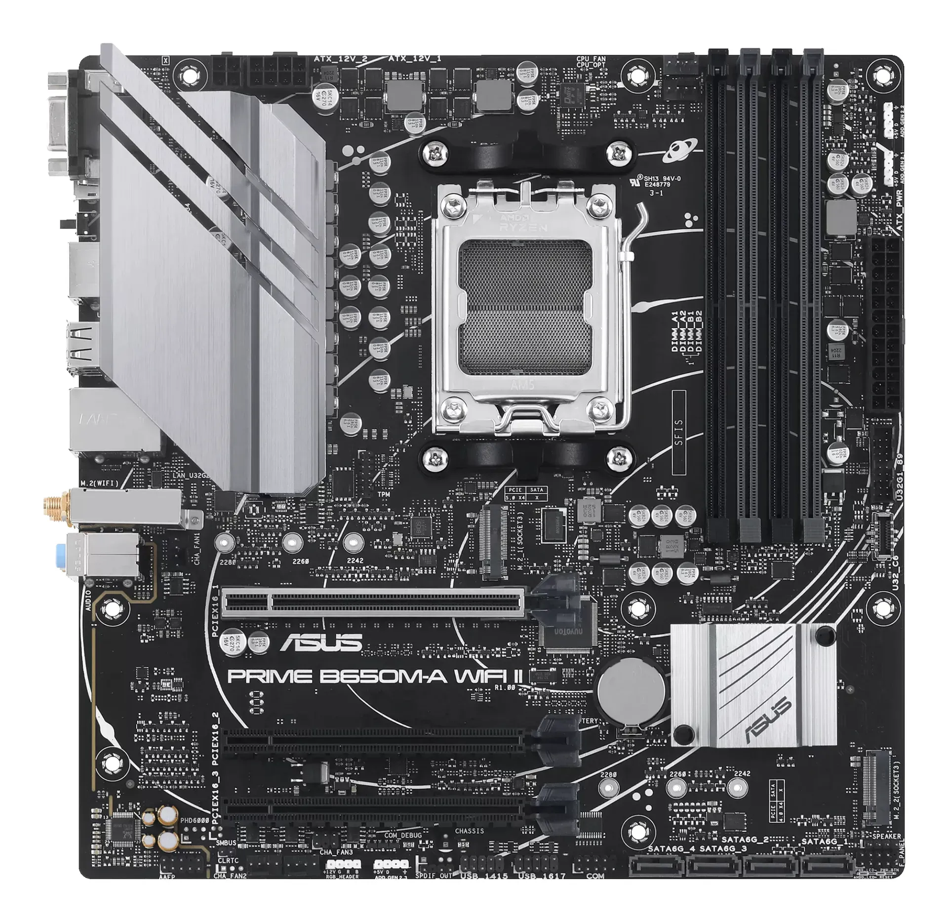 ASUS PRIME B650M-A WIFI II AMD B650 Sockel AM5 micro ATX – Bild 2