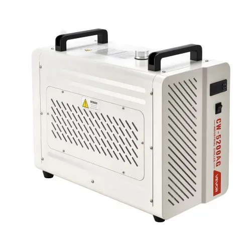 VEVOR Industrieller Wasserkühler 1,6 kW, Wasserkühlsystem mit Kompressor, 7-L-Tank, max. Durchfluss 13 L/min, Industrial Water Chiller für CO2-Lasergravur- & -schneidmaschinen – Bild 8