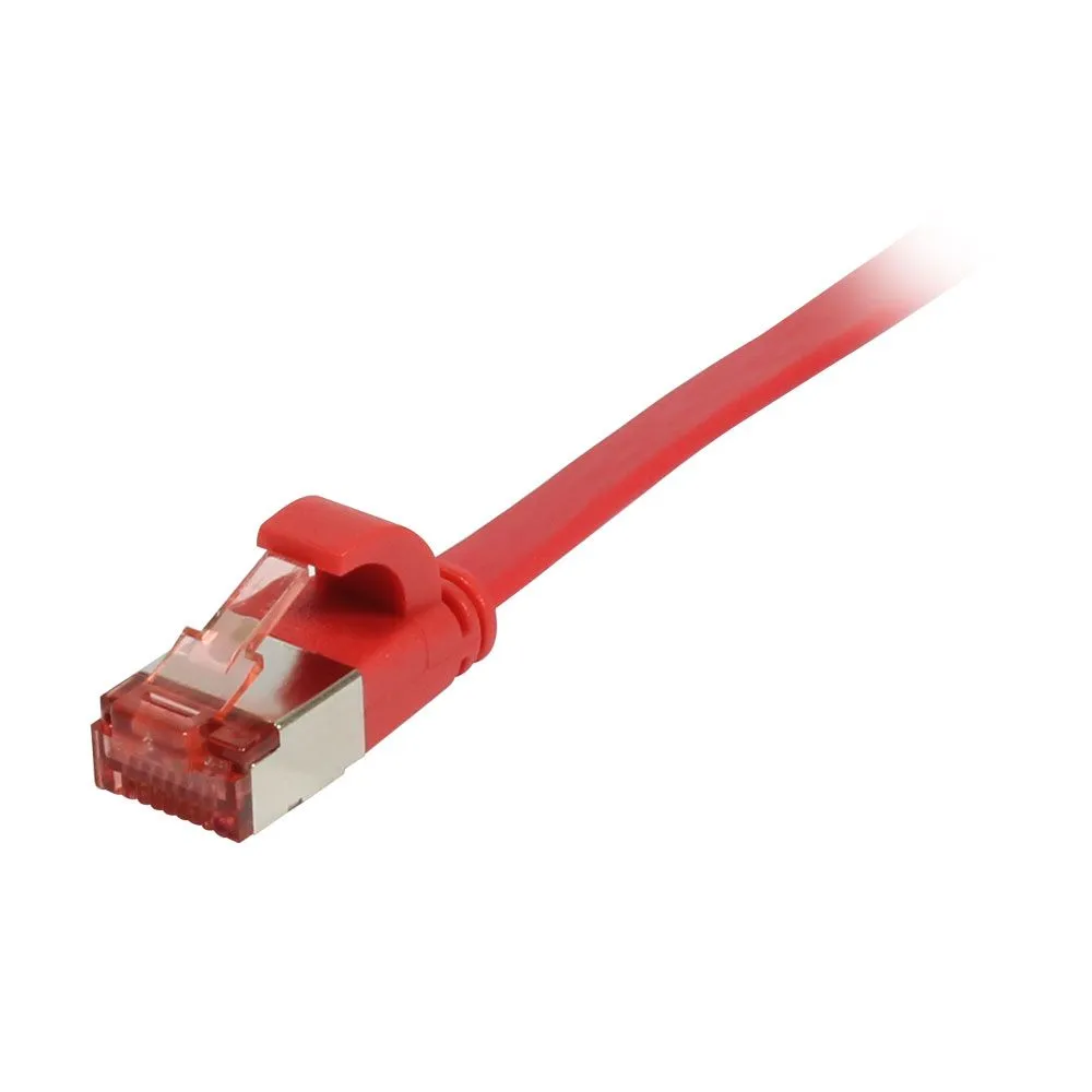 Patchkabel RJ45, CAT6 250Mhz, 0.25m rot, FTP(U/FTP), TPE(Superflex), Flach, Synergy 21, Patchkabel RJ45, CAT6 250Mhz, 0.25m rot, FTP(U/FTP), TPE(Superflex), Flach, Synergy 21,