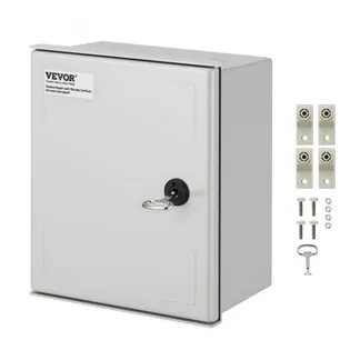 VEVOR Schaltschrank, NEMA-Elektroverteilerkasten, 250x300x140 mm, NEMA 4X Glasfaser-Elektrogehäuse, IP66 wasser- & staubdicht, geeignet für den Innen- & Außenbereich, inkl. Montageplatte VEVOR Schaltschrank, NEMA-Elektroverteilerkasten, 250x300x140 mm, NEMA 4X Glasfaser-Elektrogehäuse, IP66 wasser- & staubdicht, geeignet für den Innen- & Außenbereich, inkl. Montageplatte