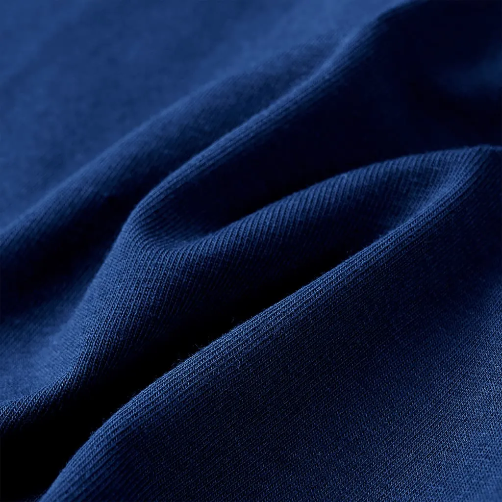 vidaXL Kinder-T-Shirt Marineblau 128 – Bild 7