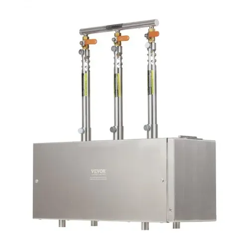 VEVOR tragbare Propangas-Schmiede mit 3 Brenner 1427 °C, Hufschmiede Schmiedeofen mit quadratischer Form, Edelstahl, Gasschmiedewerkzeuge und -ausrüstung, Schmelzofen Verwendung zum Metallschmieden – Bild 8