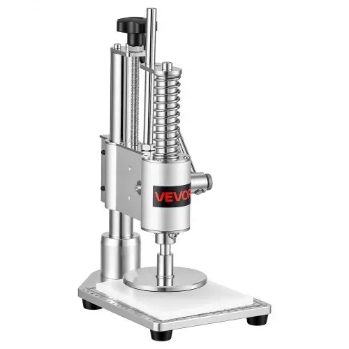 VEVOR Lederdruckmaschine Manuell 10x10cm Lochmaschine Leder Locher Werkzeug, Schneiden von Leder Stoff Papier Silikonkautschuk, 160 kg Druck, 4 cm Hub, Gehäuse aus Aluminiumlegierung & 45#-Stahlkern – Bild 10