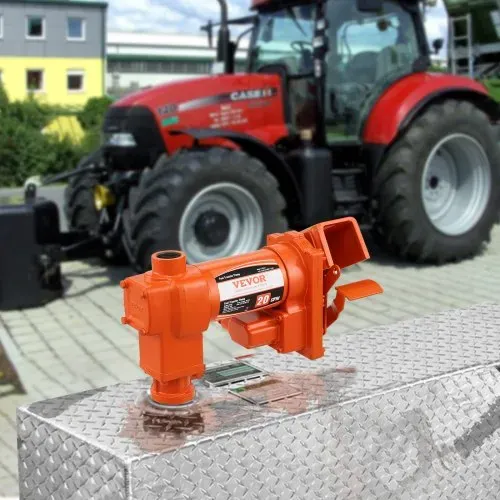 VEVOR Kraftstoff-Transferpumpe, 12 V, 75,7 L/min, 1/4 PS, Absaugpumpe mit hohem Durchfluss & Kraftstoff-Sammelkasten-Design für Benzin, Diesel, Kerosin, Biodiesel, Ethanol- & Methanolmischungen – Bild 7