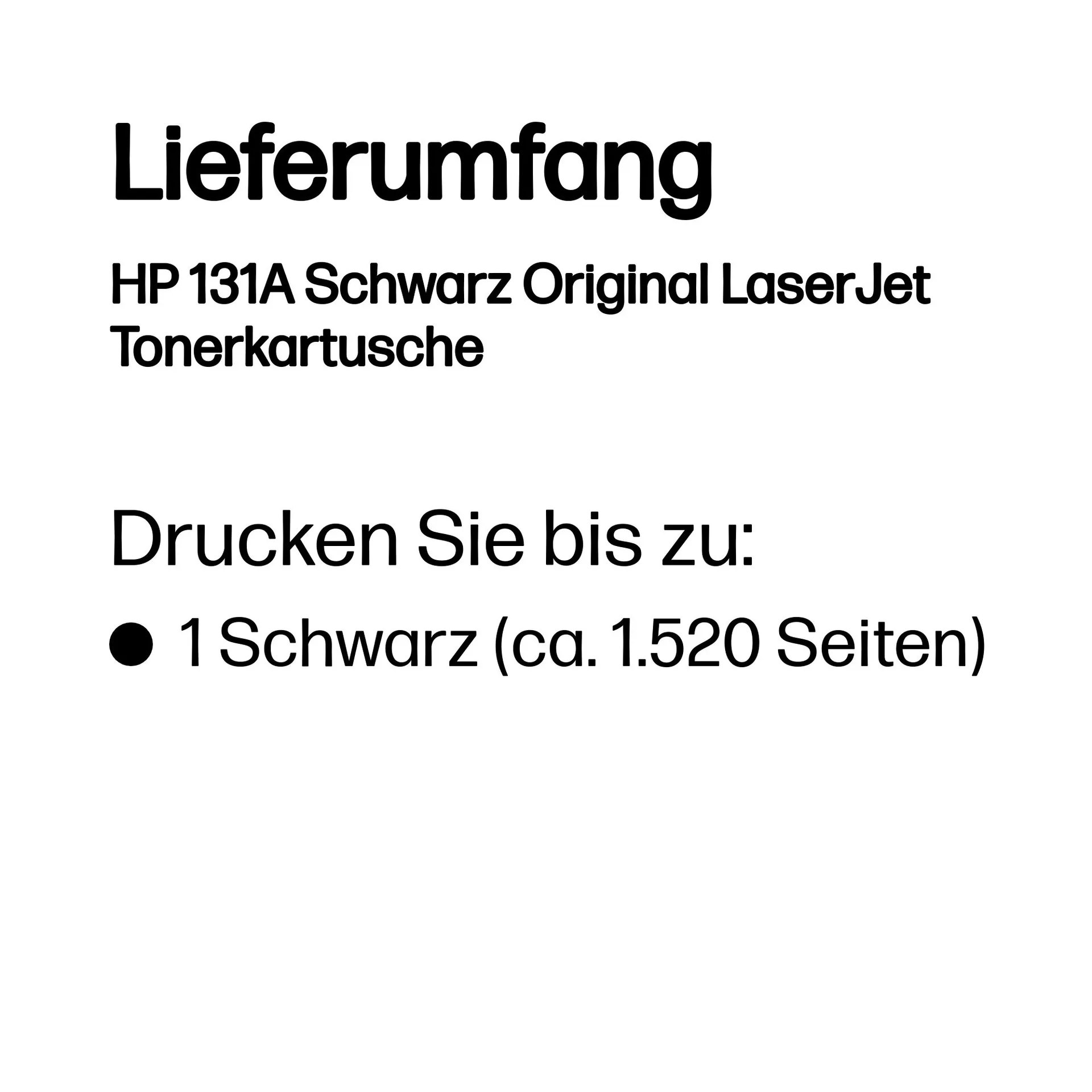 HP 131A Schwarz Original LaserJet Tonerkartusche – Bild 3