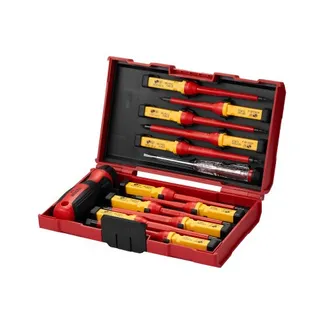 VEVOR isolierter Schraubenziehersatz 13-tlg. elektrischer Schraubendrehersatz, isolierter Elektriker-Werkzeugsatz, mit magnetischen Kreuzschlitz-, Schlitz- und Pozidriv-Torx-Spitzen, Schraubendreher VEVOR isolierter Schraubenziehersatz 13-tlg. elektrischer Schraubendrehersatz, isolierter Elektriker-Werkzeugsatz, mit magnetischen Kreuzschlitz-, Schlitz- und Pozidriv-Torx-Spitzen, Schraubendreher
