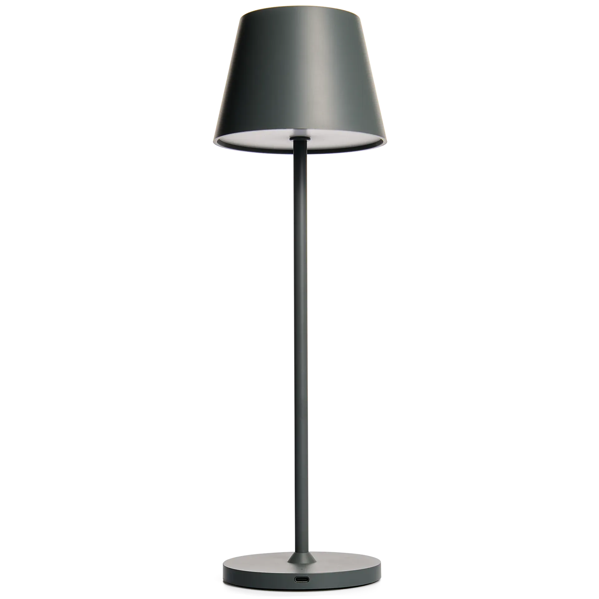 LED-Tischleuchte ROLF KERN Club 38cm, Basaltgrau, Akku, dimmbar LED-Tischleuchte ROLF KERN Club 38cm, Basaltgrau, Akku, dimmbar
