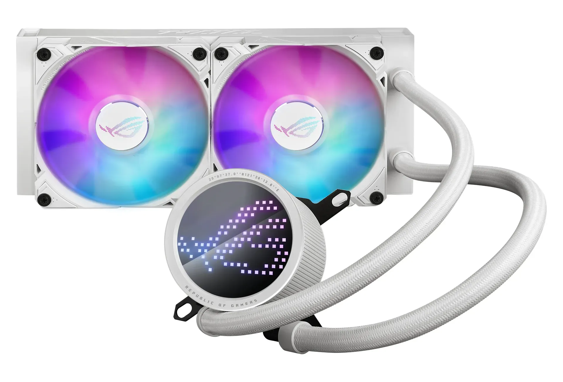 ASUS ROG Ryuo III 240 ARGB White Edition Prozessor Flüssigkeitskühlung 12 cm Weiß ASUS ROG Ryuo III 240 ARGB White Edition Prozessor Flüssigkeitskühlung 12 cm Weiß