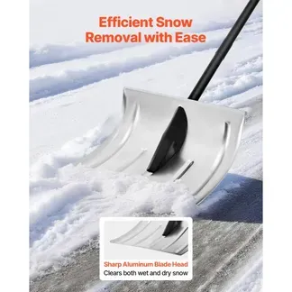 VEVOR Schneeschaufel, 400 mm breite Schneeräumer aus Aluminiumlegierung, Schneeschieber, Schneeschippe, Schneeschüppet, abnehmbares & leichtes Schneeräumwerkzeug für Garten, Auto, Camping VEVOR Schneeschaufel, 400 mm breite Schneeräumer aus Aluminiumlegierung, Schneeschieber, Schneeschippe, Schneeschüppet, abnehmbares & leichtes Schneeräumwerkzeug für Garten, Auto, Camping