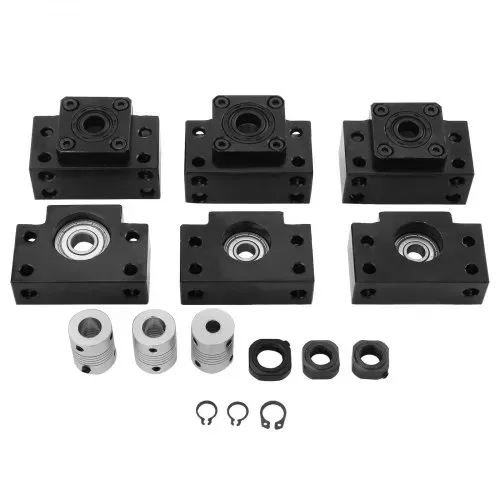 VEVOR Linearschiene SBR20, Linearlager-Gleitset 300, 600,1000 mm Lineare Schienen, Linearlagerschiene mit 3 Kugelumlaufspindeln von C7, Horizontale Linearführung für Automatisierungsmaschinen – Bild 8