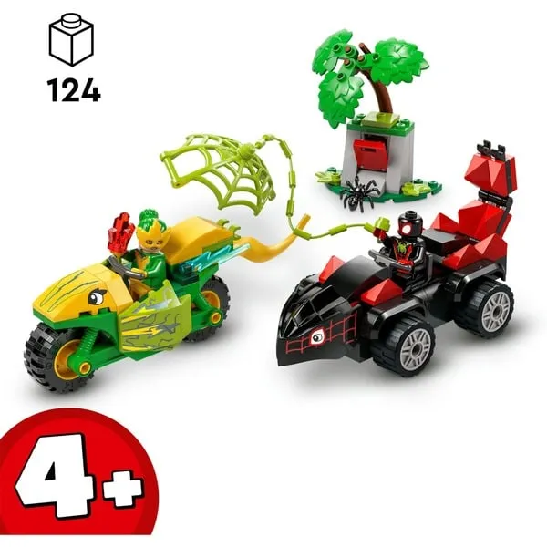 11198 Marvel Spidey und seine Super-Freunde Actionspaß mit Spin und Electro in ihren Dino-Flitzern, Konstruktionsspielzeug – Bild 3