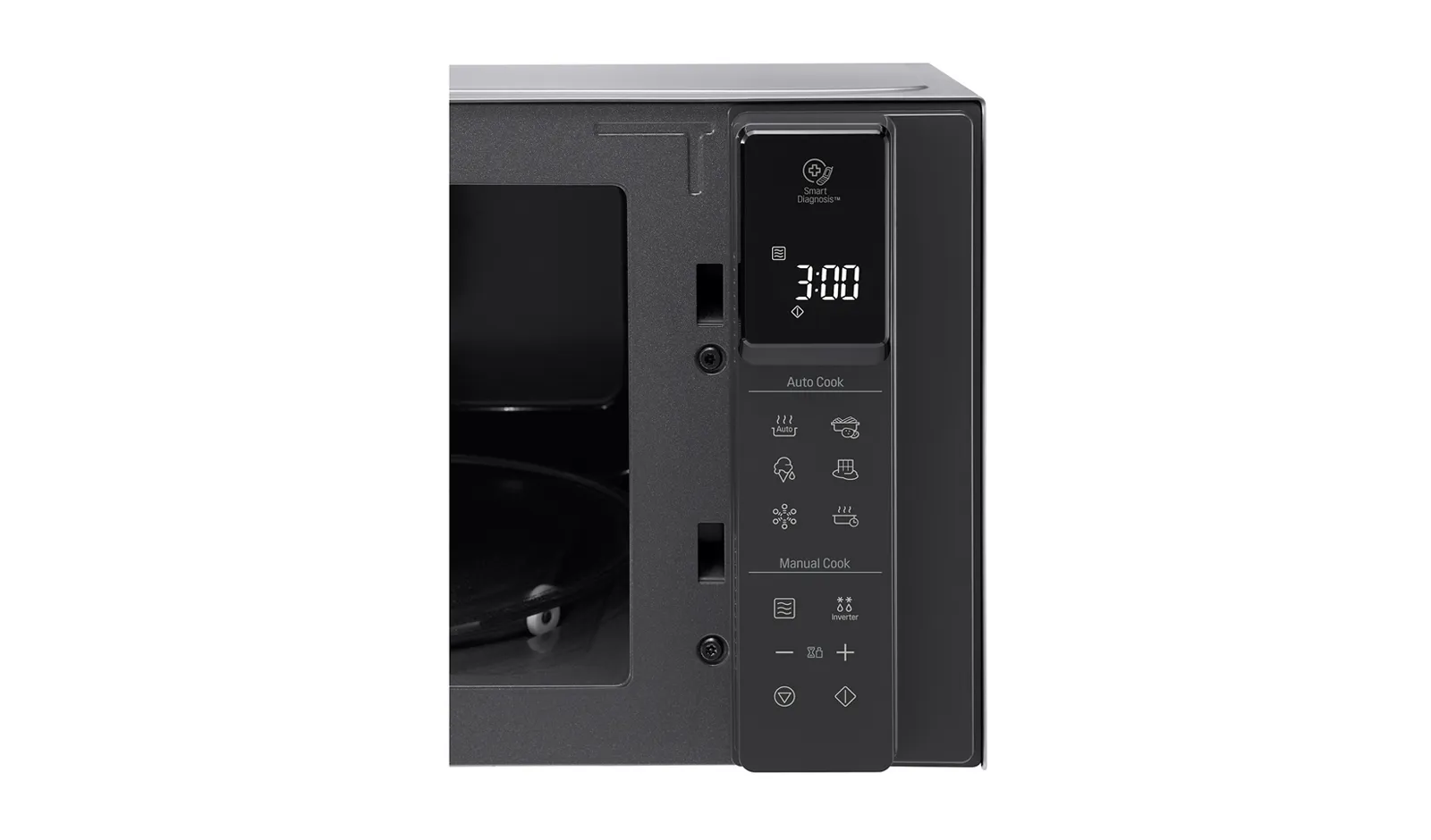 LG MS2595CIS Mikrowelle Silber, Edelstahl Solo-Mikrowelle Arbeitsplatte 25 l 1000 W – Bild 7