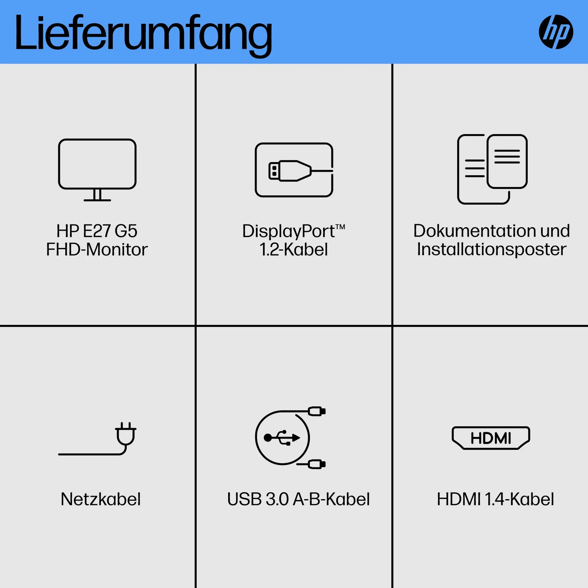 HP E27 G5 FHD Monitor – Bild 5