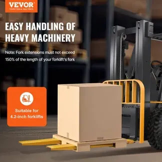 VEVOR 2er-Set Gabelverlängerungen 1520 mm Zinkenverlängerung 1,815 Tonnen Tragfähigkeit Gabelzinken Q235 Kohlenstoffstahl einteiliges Design Palettengabelverlängerung Kompatibel mit 106 mm Gabeln VEVOR 2er-Set Gabelverlängerungen 1520 mm Zinkenverlängerung 1,815 Tonnen Tragfähigkeit Gabelzinken Q235 Kohlenstoffstahl einteiliges Design Palettengabelverlängerung Kompatibel mit 106 mm Gabeln