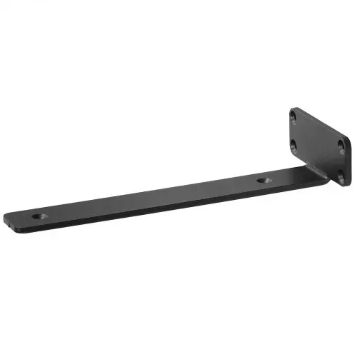 VEVOR Regalhalterung, 160 x 100 x 45 mm, 6 Stück, robuste schwebende Regalträger, Halterungen für Regale, 5 mm dicke mattschwarze L-Regalhalter, Regalhalterungen aus Stahl mit 72,6 kg Tragkraft – Bild 10
