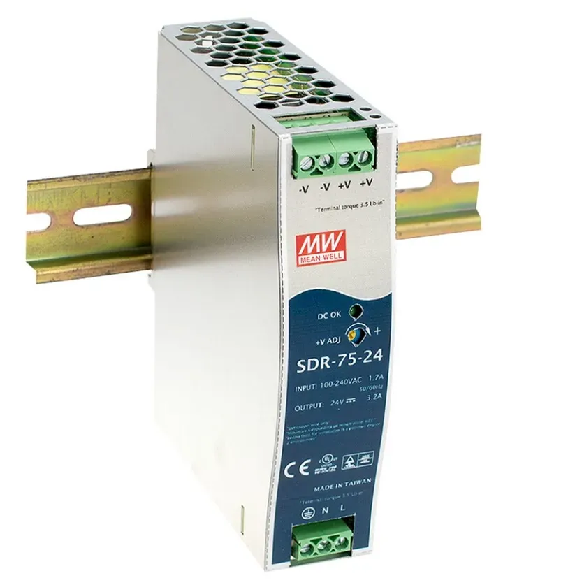 MEAN WELL Netzteil – 12V 75W Hutschiene MEAN WELL Netzteil – 12V 75W Hutschiene
