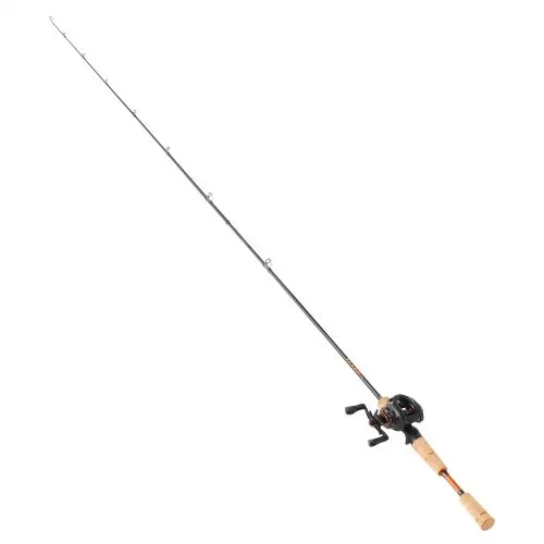 VEVOR Angelrute und Angelrolle (Baitcasting) im Set, 2 m Rute aus Kohlefaser (IM7), Bassangelruten-Set mit 6+1 Kugellagern & Übersetzung 7,0:1 & Korkgriff, linkshändiges Angelset – Bild 8