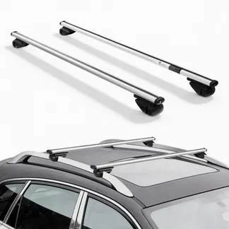 VEVOR Dachquerträger für PKW und SUV, max. Traglast 75 kg, Länge 1350 mm, 2 Stück universelle Gepäckträger aus Aluminium für Fahrrad, Reisen, Camping und Angeln VEVOR Dachquerträger für PKW und SUV, max. Traglast 75 kg, Länge 1350 mm, 2 Stück universelle Gepäckträger aus Aluminium für Fahrrad, Reisen, Camping und Angeln