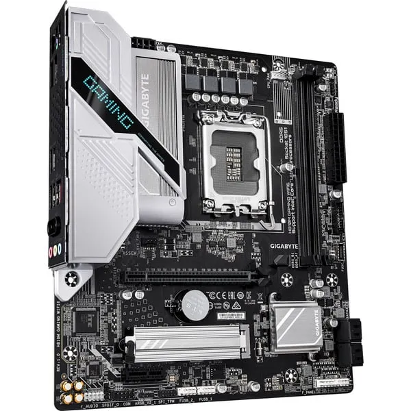 GIGABYTE H810M GAMING WIFI6 Mainboard – Intel Core Ultra (Serie 2) CPUs, 4+1+2 Phasen VRM, bis zu 6400 MHz DDR5, 1xPCIe 4.0 M.2, 2.5GbE LAN, WIFI 6, USB 3.2 Gen 1 – Bild 3