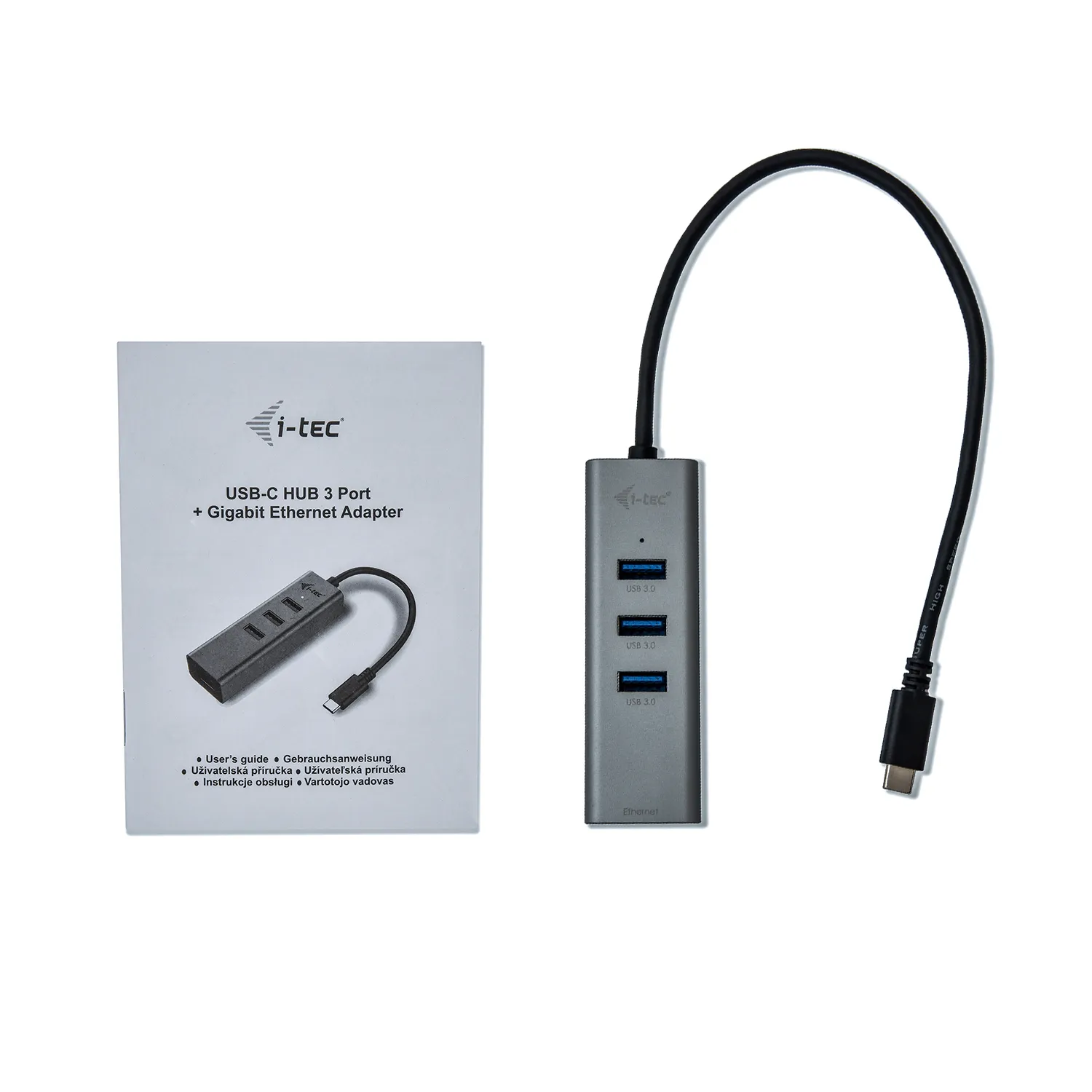 i-tec Metal USB-C HUB 3 Port + Gigabit Ethernet Adapter – Bild 4