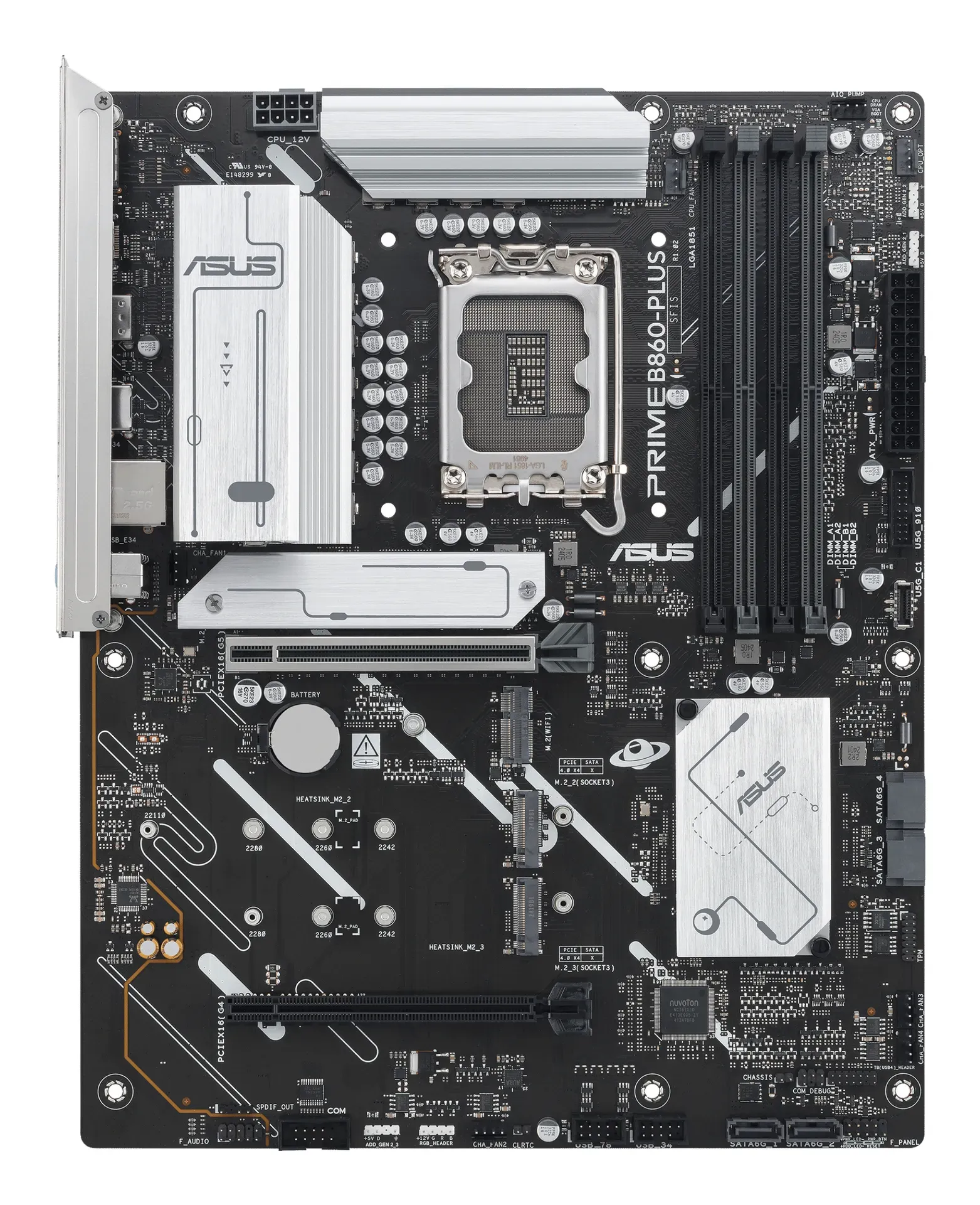 ASUS PRIME B860-PLUS-CSM Intel B860 LGA 1851 (Socket V1) ATX – Bild 2