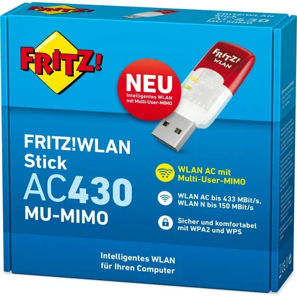 WLAN FRITZ! Stick AC 430 MU-MIMO 433 Mbit/s – Bild 6