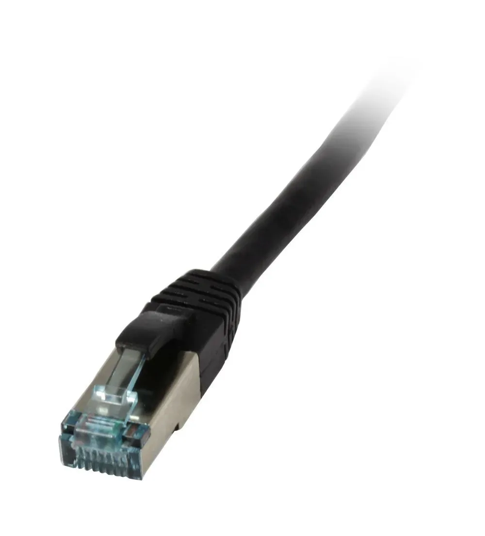 Patchkabel RJ45, CAT6A 500Mhz, 1.0m, schwarz, S-STP(S/FTP), TPE/LSZH(Superflex), AWG26, Synergy 21 Patchkabel RJ45, CAT6A 500Mhz, 1.0m, schwarz, S-STP(S/FTP), TPE/LSZH(Superflex), AWG26, Synergy 21