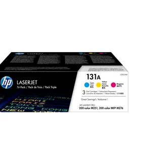 HP 131A 3er-Pack Cyan/Magenta/Gelb Original LaserJet Tonerkartuschen HP 131A 3er-Pack Cyan/Magenta/Gelb Original LaserJet Tonerkartuschen