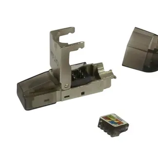 TP-Stecker TP, Feldkonfektionierbar, CAT6A, RJ45, Werkzeuglo TP-Stecker TP, Feldkonfektionierbar, CAT6A, RJ45, Werkzeuglo