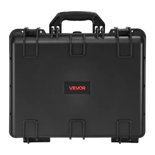 VEVOR Hartschalenkoffer für 5 Pistolen, Pistolenkoffer mit XPE-Schaumstoffeinlage 475x415x215 mm, Wasserdichter Kurzwaffenkoffer mit Anpassbarem Innenraum & Tragegriff, für Pistole Objektive Kamera – Bild 10