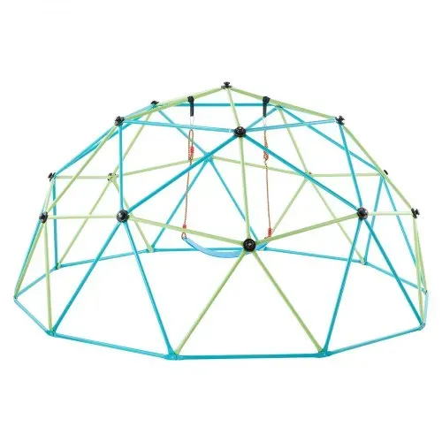 VEVOR Kletterkuppel geometrisches Klettergerüst (305 cm breit) mit Schaukel & Hängematte, 453 kg belastbares Klettergerüst, Klettergerät für Kinder von 3 bis 10 Jahren Gartenspielzeug Spielplatz – Bild 10