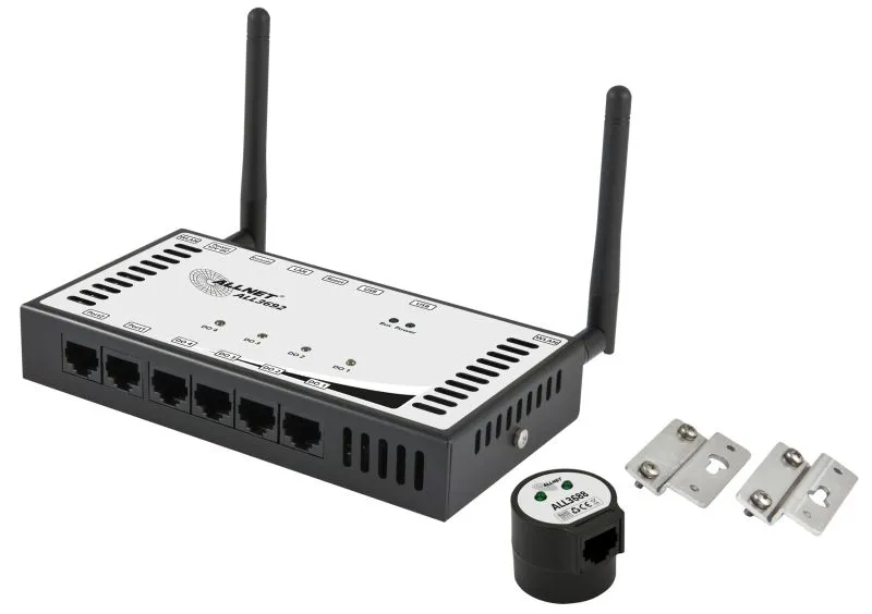 ALLNET MSR Powermeter Zentrale "ALL3692" inkl. 4 D0 & 2 S0 (opt.) & Induktion & 1 Sensor Ports für IP Gebäude Automation – Bild 4