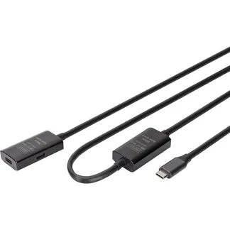 Aktives USB 3.2 Gen 1 Verlängerungskabel, USB-C Stecker > USB-C Buchse Aktives USB 3.2 Gen 1 Verlängerungskabel, USB-C Stecker > USB-C Buchse