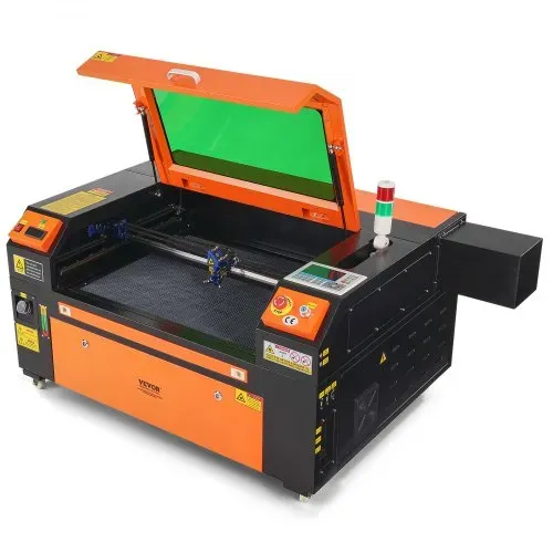 VEVOR 80W CO2-Lasergravierer, 500x700mm, 500mm/s Laserschneidmaschine mit 2-Wege-Pass-Air-Assist, kompatibel mit LightBurn, CorelDRAW, AutoCAD, Windows, Mac OS, Linux, für Holz, Acryl, Stoff – Bild 8