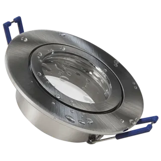 Einbaurahmen McShine “DL-54“ rund, Clip-Verschluss, IP44, Edelstahl gebürstet Einbaurahmen McShine “DL-54“ rund, Clip-Verschluss, IP44, Edelstahl gebürstet