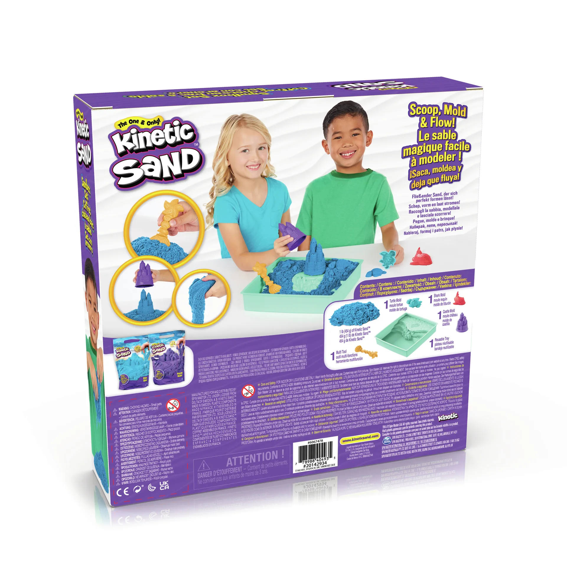 Kinetic Sand Sandbox Set Blau – Bild 6