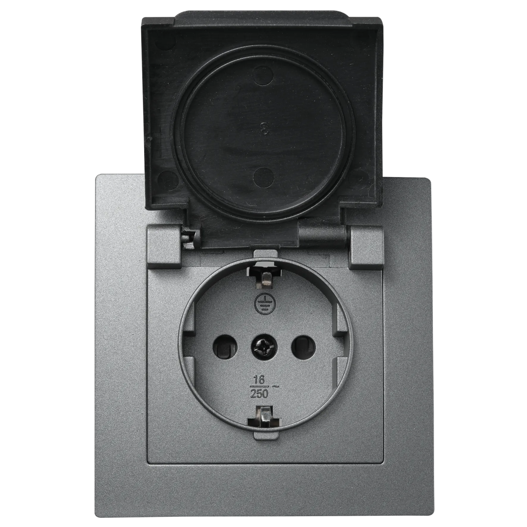 Schutzkontakt-Steckdose McPower ''Flair'' 250V/16A, UP, IP44, Steckanschluss – Bild 2