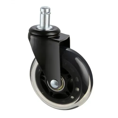 VEVOR Bürostuhl Rollen(5er Set) φ76,2MM Ersatz-Hartbodenrollen aus Polyurethan Schreibtischstuhl Rollen 59kg Tragfähigkeit Drehstuhlrollen Ideal für Bürostühle Gaming-Stühle Drehstühle VEVOR Bürostuhl Rollen(5er Set) φ76,2MM Ersatz-Hartbodenrollen aus Polyurethan Schreibtischstuhl Rollen 59kg Tragfähigkeit Drehstuhlrollen Ideal für Bürostühle Gaming-Stühle Drehstühle
